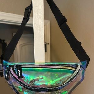 Amika holographic Fanny bag.  Stylish cute and fun bag.